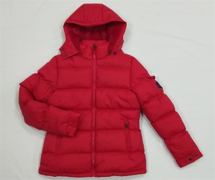 Short Ladies Hooded Padded Jackets Winter Quilted Coat With Hood Womens