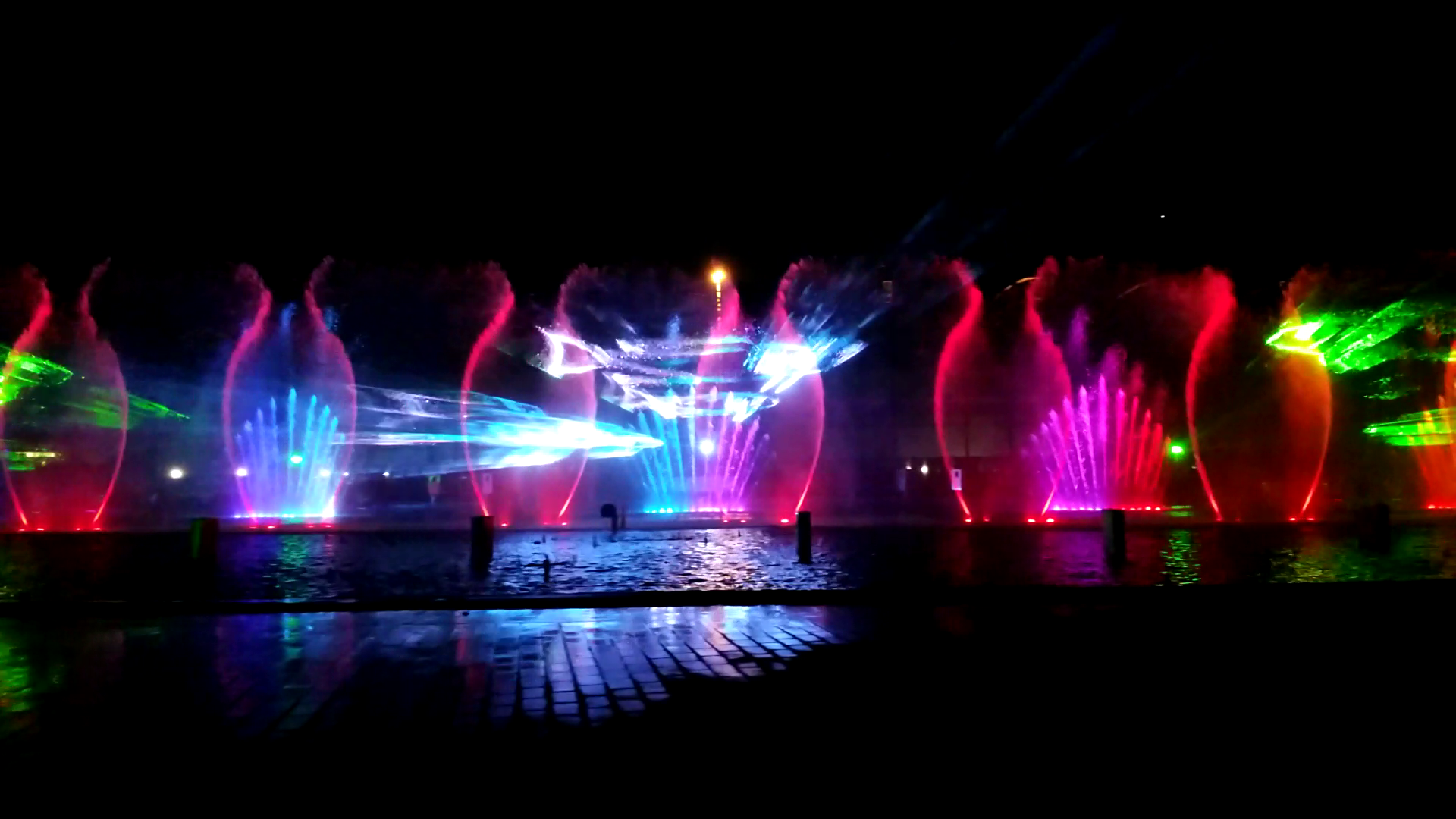Water Floating Fountain Stainless Steel Music Control
