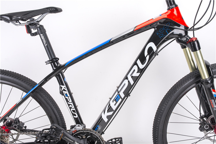 26/27.5 inch carbon fiber moutain bike MTB with Shimano 27/30 speed shifting system