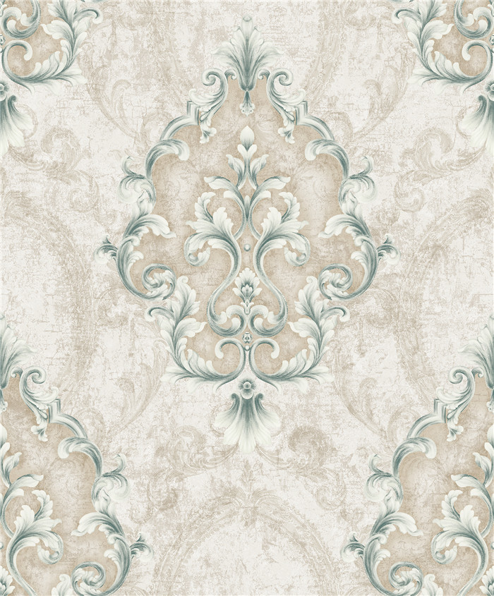 Washable Country Style Wallpaper , Modern Removable Wallpaper Eco - Friendly