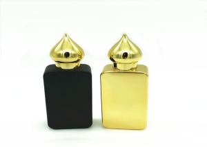 Quality 50 Ml Black Hot Empty Glass Perfume Bottles Peach - Shape Carton Or Pallet Packing wholesale