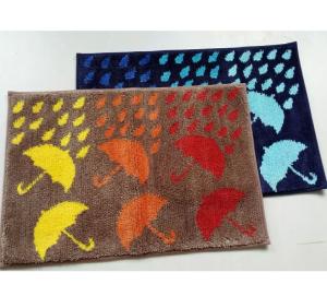 Quality Washable Door Mats Customized Logo Printing 100 Polyester Material wholesale