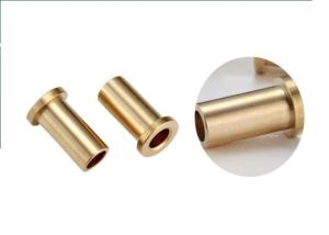 China Customized Brass Bushings And Bearings , 1/2 Inches -1 Inches Flange Bushing Sleeve on sale