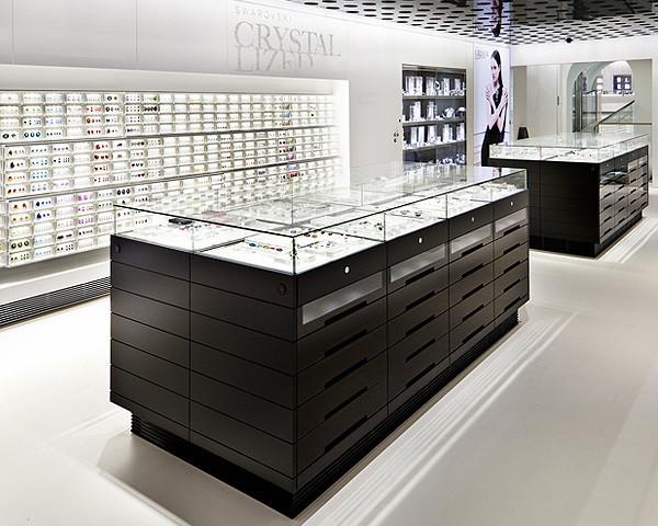 Cheap Jewelry Showcase Counter Retail Display Fixture for sale