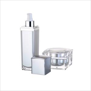 China Small Plastic Lotion Bottles Airless Serum Pump Bottles 30ml 50ml 80ml 20ml Frosted on sale