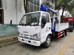 Diesel Powered Commercial 2 Ton Truck Mounted Crane With Hydraulic Boom
