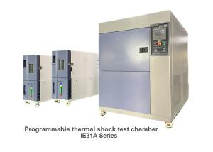 China Two Slots Programmable Thermal Shock Chamber High Low Temperature Test Chamber  IE31A80L  AC380V 50Hz 18KW on sale