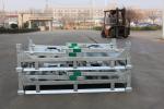 1540mm Height 1000KGS Stackable Steel Transport Pallet