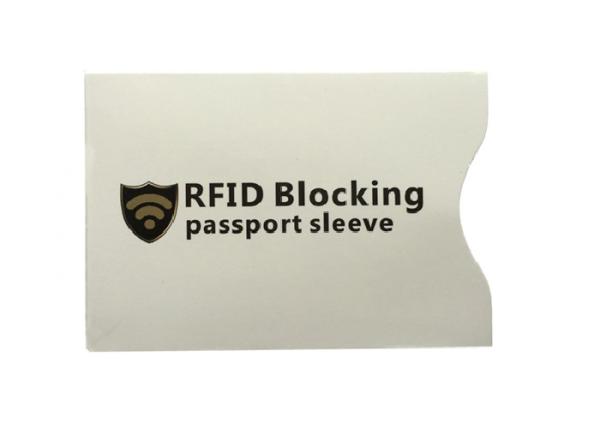 Cheap Offset Printing RHOS Rfid Blocking Credit Card Sleeves for sale