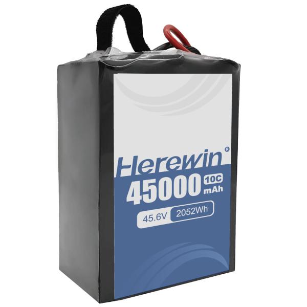 Herewin Semi Solid State Battery 12S1P 45.6V 45000mAh For Large Industrial UAV