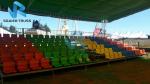 Mobile Steel Academy Stadium Seats , Large Movable Rockies Stadium Seating