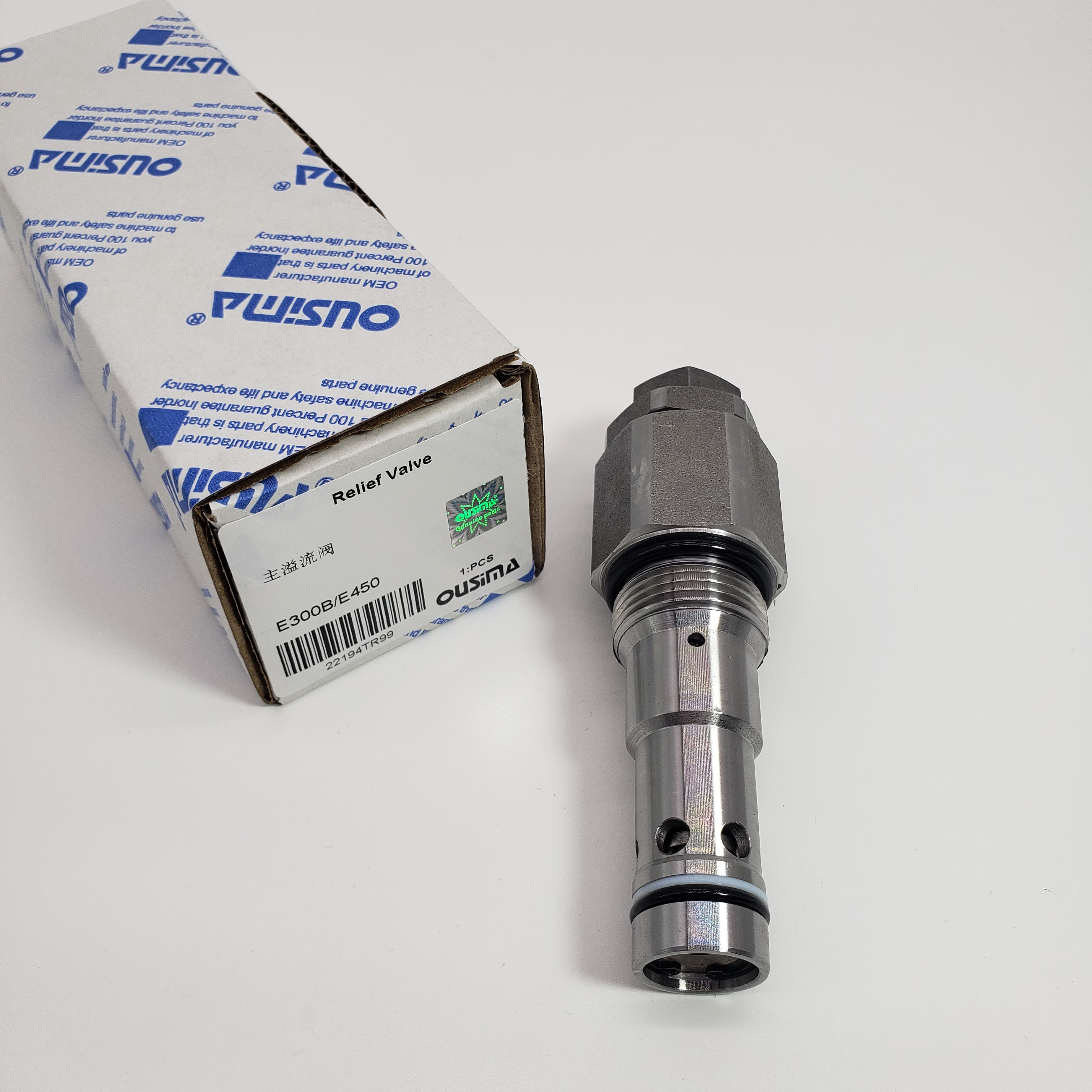 Hydraulic Main Relief Valve For Excavator E300B E450