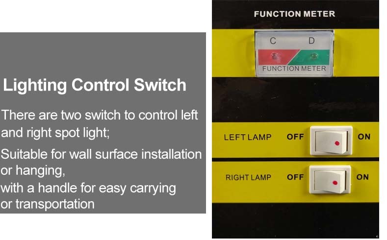 Waterproof 5000k Twin Head Emergency Light For Shopping Malls