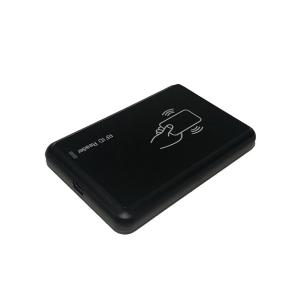 Quality TTL Black Bezel 125KHz and 13.56MHz Desktop Model RFID Card Reader wholesale