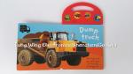 Toy Trucks Push Button Sound Module , Indoor Kid's musical book for baby