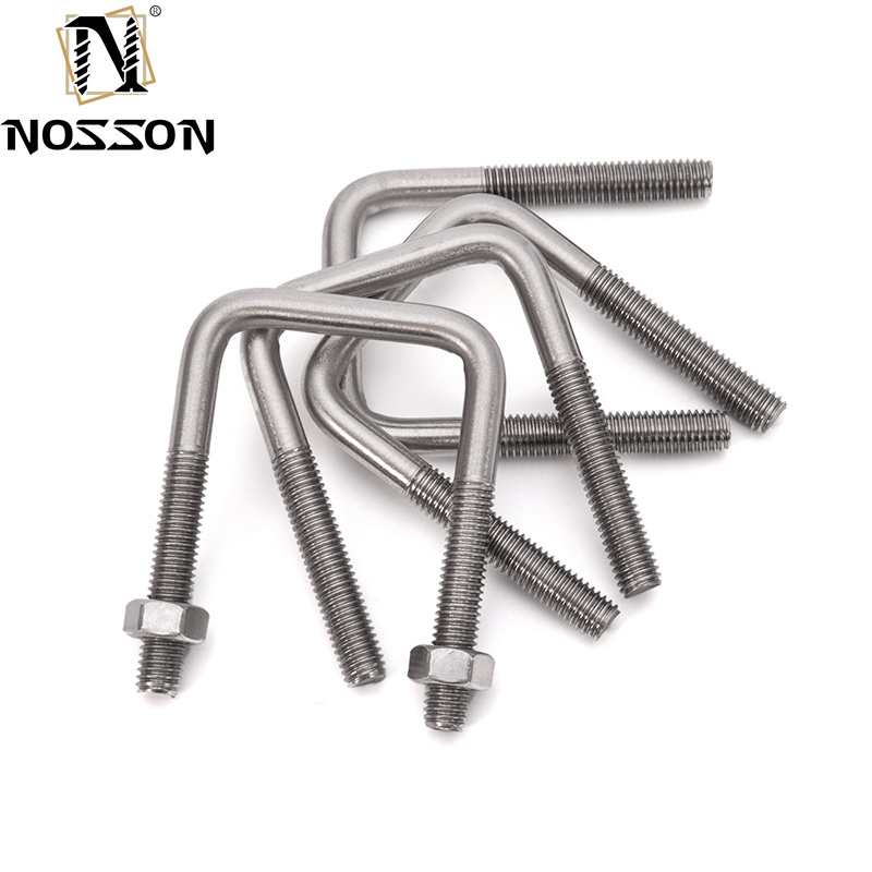 ANSI/ASME Standard M3-M20 Stainless Steel U-Bolt for Construction and Installation Zinc Plated Cross Pipe Stuck