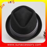 Fashion 100% Australia wool felt mens hats ,Diamend crown mens hats