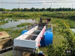 Rubbish 14.5m Length Aquatic Weed Harvester With 240L water hyacinth product