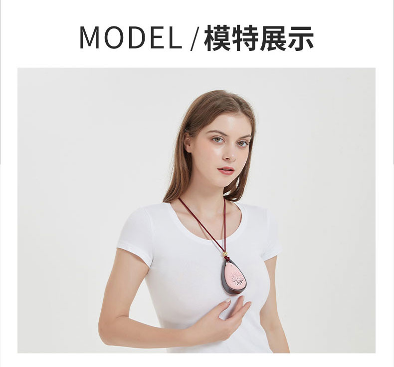 21 Hours Battery Air Ionizer Machine Necklace Air Purifier Personal Air Filter For Smokers