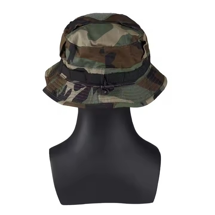 Tactical Quick Dry Headwear with Visor and Adjustable Rope
