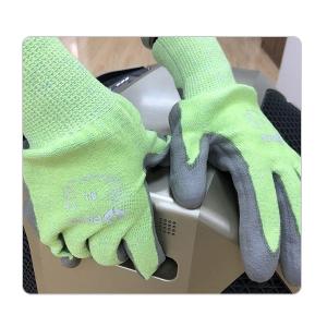 Quality Mechanics Anti Vibration Grey Pu Palm Coating Cut Resistant Safety Gloves wholesale