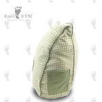 Presents Cuddly Thick Stuffed Cushion Green Stripe Pillow 29 X 43cm