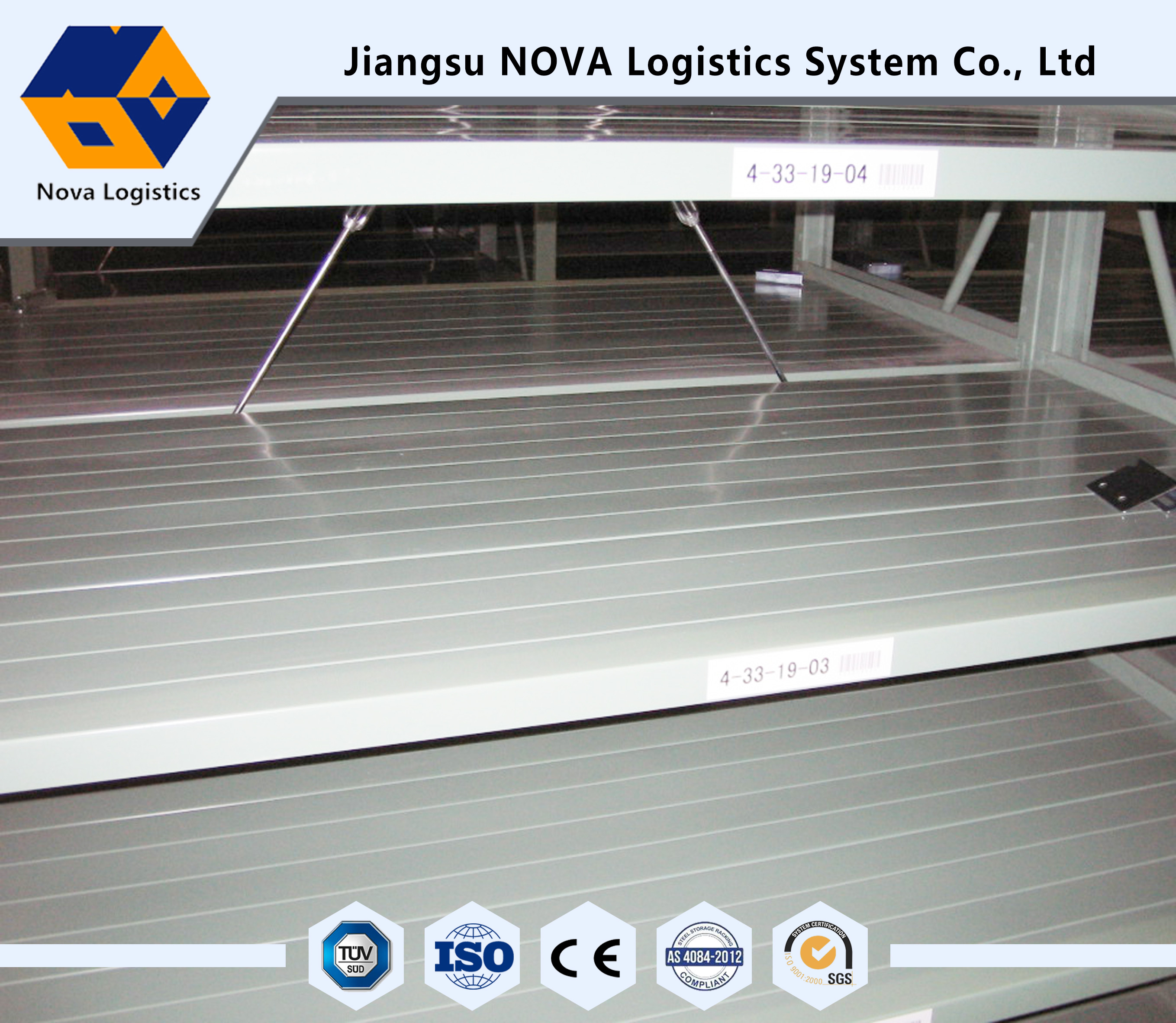 Warehouse Metal Storage Shelving Fire Resistance Structure Easy Assembly