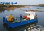 Hydraulic Multi Cat Work Boat for Dredger Working Speed 8-10 knots 2 Pieces