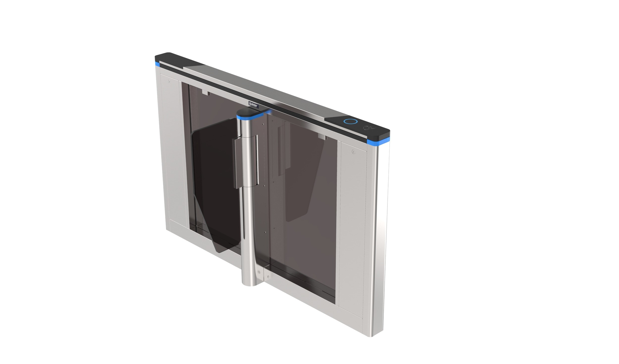 Security Systems Barcode Scanner Turnstile 240V AC Fast Passing