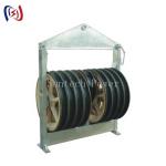 916 Series Large Diameter Rope Pulley ACSR720 Conductor Nylon Sheaves For Wire