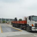 80 Ton Rated Load Static Commercial Truck Scales Weighing Systems 20KG Accuracy