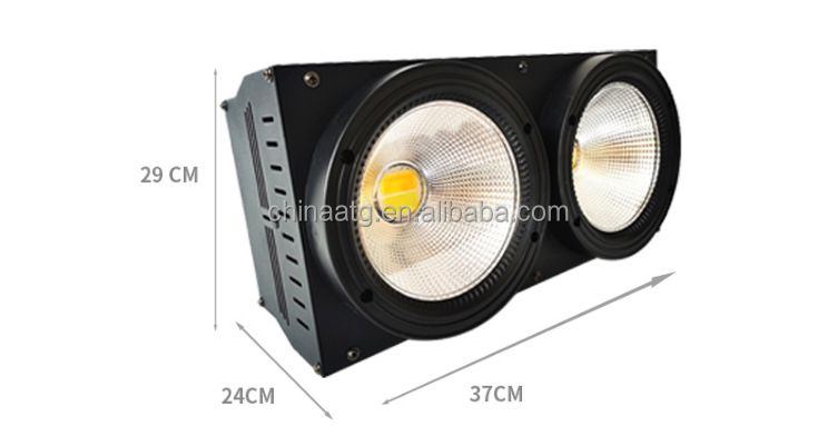 COB200W 2 Eyes Vegetable LED Light Bar IP33 For Stage And Facial Lighting