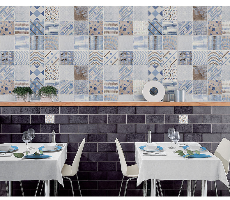 Encaustic Vintage Style 300*300mm Ceramic Wall Tiles