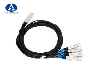 Quality QSFP28 To 4xSFP28 100g DAC Direct Attach Cable , 1M Passive Copper Cable wholesale