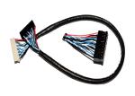 Low Frequency 20 Pins 1.0mm UL 200mm LVDS Cable