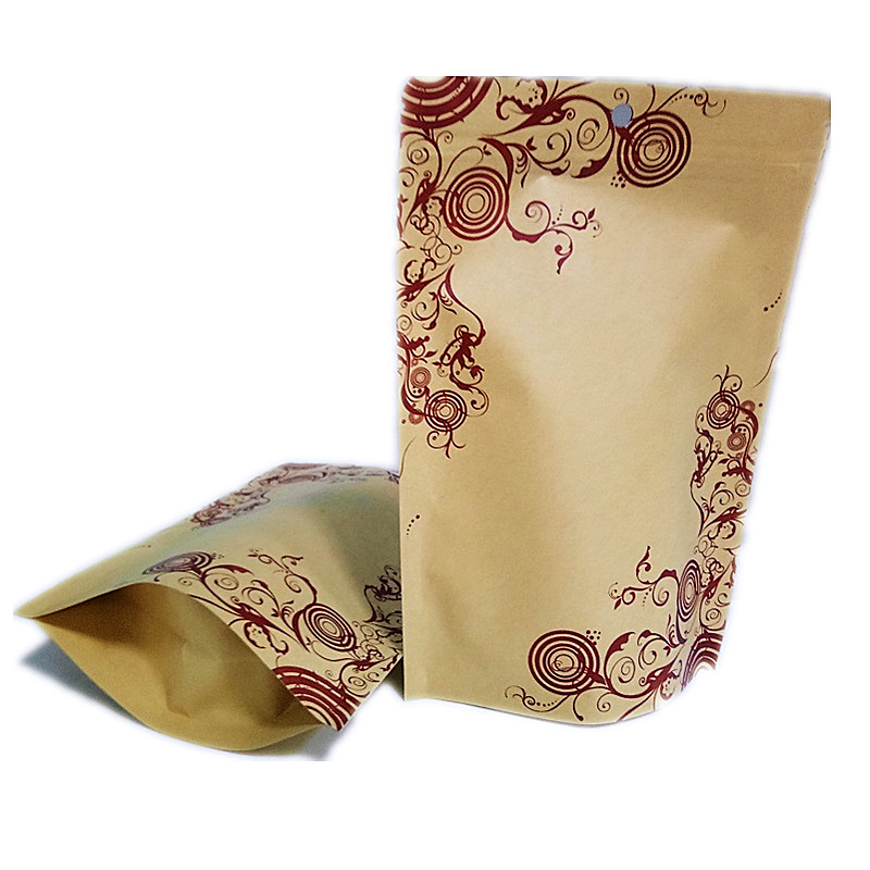 Matte Finish Stand Up Zipper Bag Aluminium Foil Doypack Stand Up Pouch For Snacks