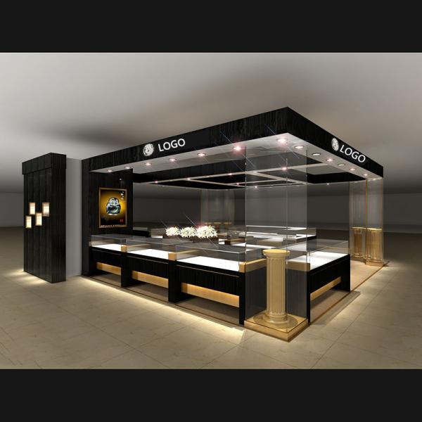 Cheap Exquisite Jewelry Store Display Cases , Retail Display Cabinets Customized Size for sale