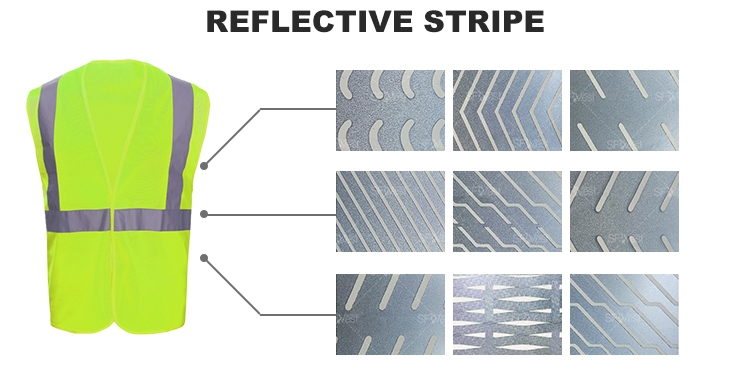 Professional Hi Vis Safety Belt Reflective Running Belt 100% Polyester Tricot