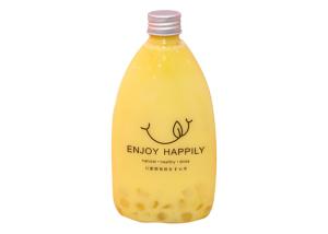 Quality 300ml Transparent PET Milk Tea Plastic Bottle 100% Food Grade wholesale