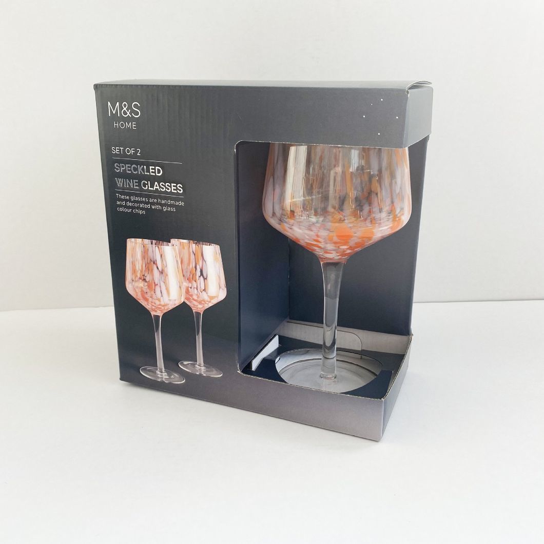 Customized Printing Kraft Paper Brown White Packaging Fashion Packing Cardboard Corrugated Display Case Gift Carton Box for Champagne Glass Mug