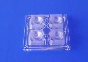 Quality Optical Grade PC Led Lamp Lens 90x90 4 LED 5050 / 5730 SMD For High Bay Lighting wholesale