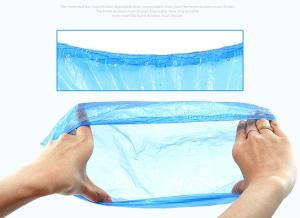 Quality CPE Plastic Surgical Shoe Covers / Disposable Shoe Protectors Splash - Proof wholesale