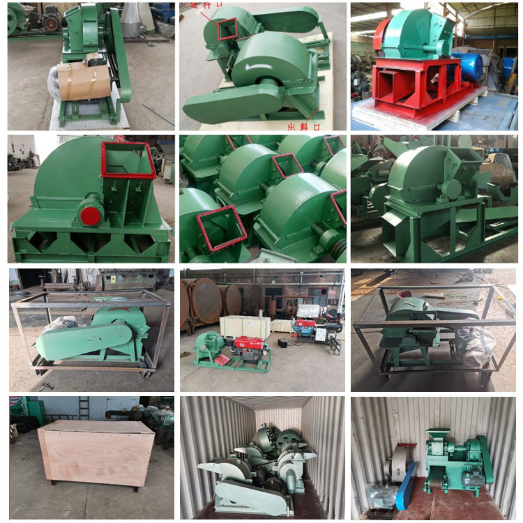 22kw Branches Wood Sawdust Crusher Shaving Wood Chipping Machine