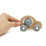 Fun Educational Silicone Wood Easy Gripping Newborn Rattle