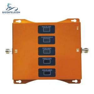 Quality GB6993-86 Mobile Phone Signal Booster 23dBm GSM DCS 3G 4G LTE 5 Bands wholesale