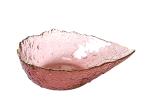 Vintage Gold Rim Drop-Shaped Dessert Salad Bowl, Lead Free Glass Bowls by