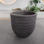 Tall Large Resin FRP Fiberglass Flower Pots Logo Customized