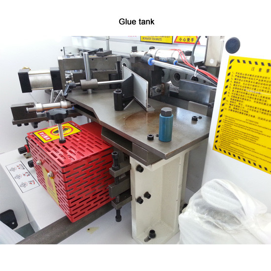 Straight full automatic PVC edge banding machine for door cabinets KC370D