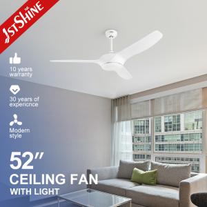 Quality Modern Study Bldc Inverter Plastic Ceiling Fan Three White Blade wholesale
