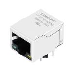 LPJE160HENL 1 Port RJ45 Jack Tab Down Green/Yellow Led Without Integrated